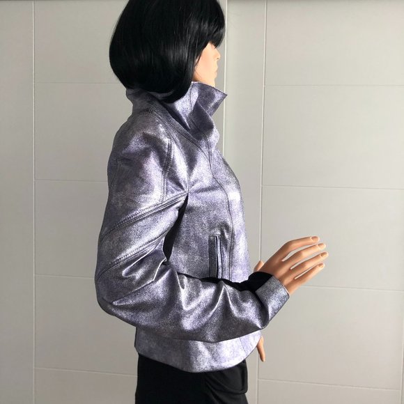 Metallic Moto jacket - Picture 11 of 15
